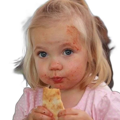 face, food, photorealistic, 3d render transparent PNG cut-out