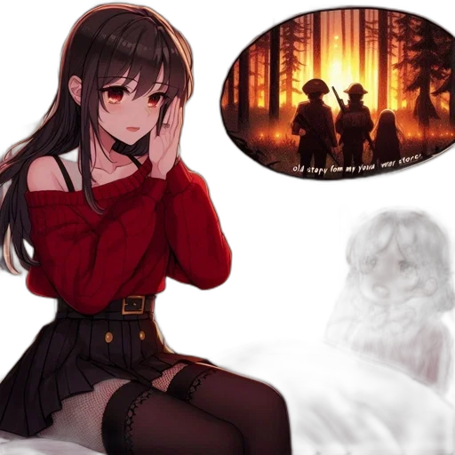 anime, concept art, fantasy art, pixel art transparent PNG cut-out