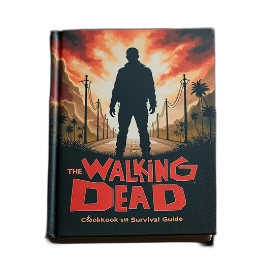 concept art, walking, dead, cookbook transparent PNG cut-out