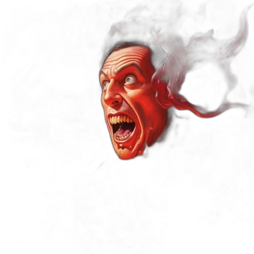 face, mask, creature, concept art transparent PNG cut-out