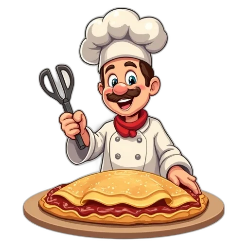 food, staff, pixel art, 3d render transparent PNG cut-out