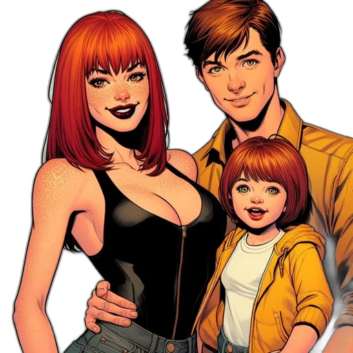 comic book art, concept art, cartoon, photograph transparent PNG cut-out
