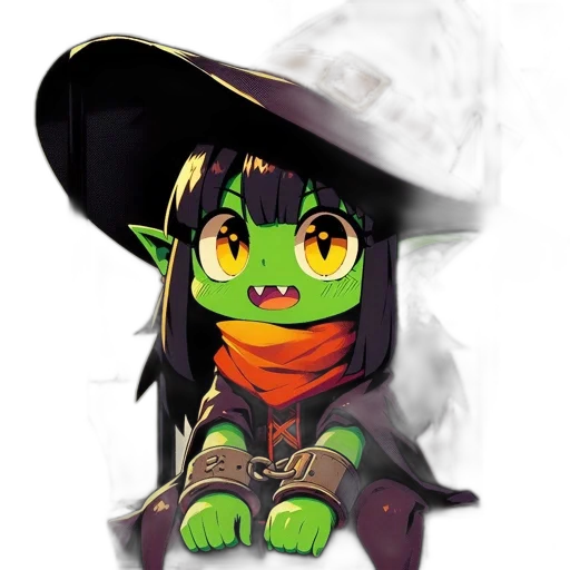 hat, staff, dragon, mask transparent PNG cut-out