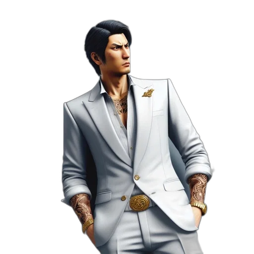 jacket, staff, concept art, photorealistic transparent PNG cut-out