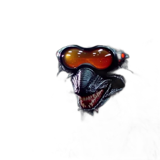 mask, dragon, creature, face transparent PNG cut-out
