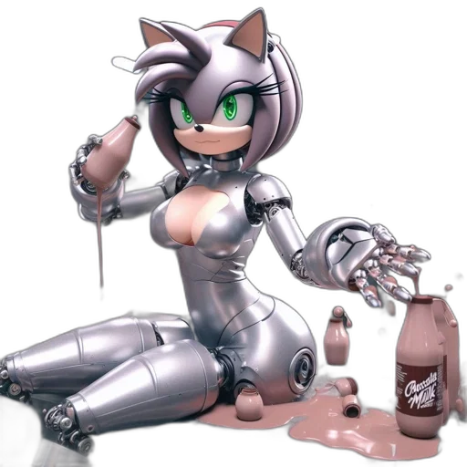 robot, weapon, concept art, pixel art transparent PNG cut-out