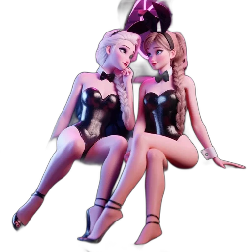 dress, crown, 3d render, concept art transparent PNG cut-out