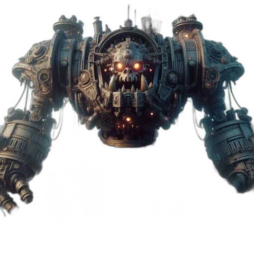 robot, weapon, face, creature transparent PNG cut-out