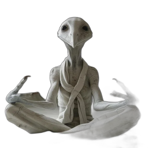 creature, staff, mask, robot transparent PNG cut-out