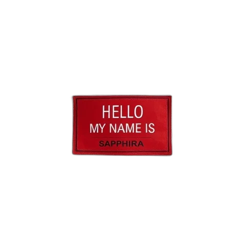 white, pillow, red, hello transparent PNG cut-out