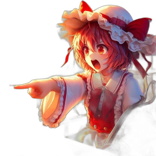 weapon, staff, hat, flower transparent PNG cut-out