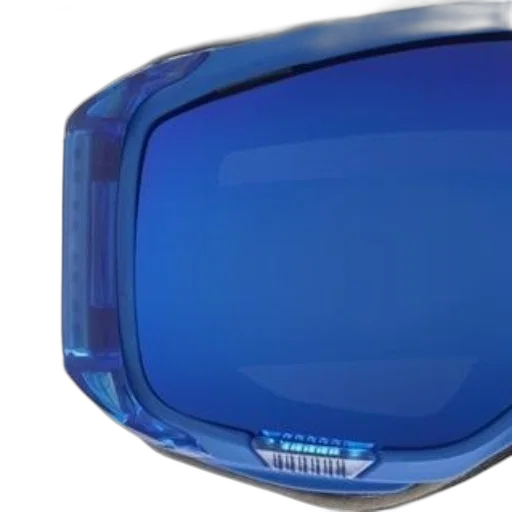 3d render, blue, close-up, ski transparent PNG cut-out