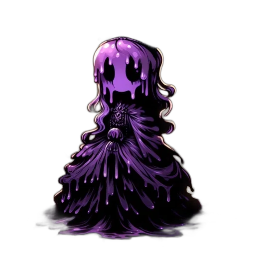dress, creature, mask, crown transparent PNG cut-out
