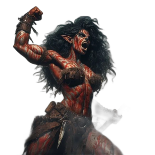 creature, staff, concept art, fantasy art transparent PNG cut-out
