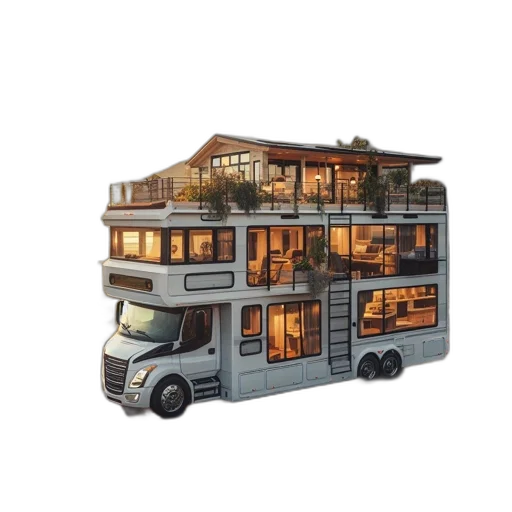 furniture, building, 3d render, concept art transparent PNG cut-out