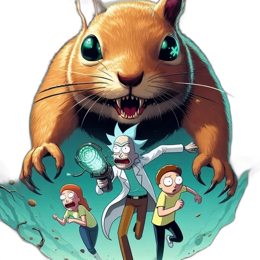 creature, animal, concept art, comic book art transparent PNG cut-out