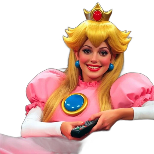 crown, dress, 3d render, concept art transparent PNG cut-out