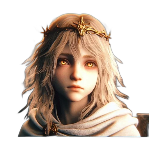 face, dragon, crown, staff transparent PNG cut-out