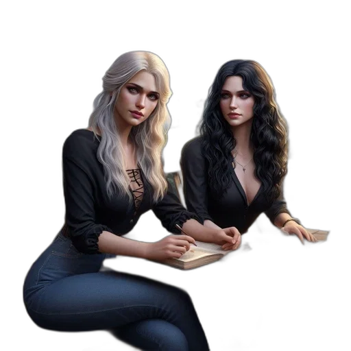 concept art, fantasy art, photorealistic, pixel art transparent PNG cut-out