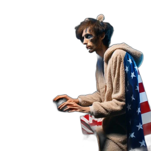jacket, robot, weapon, concept art transparent PNG cut-out