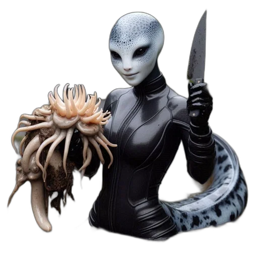 creature, mask, staff, animal transparent PNG cut-out
