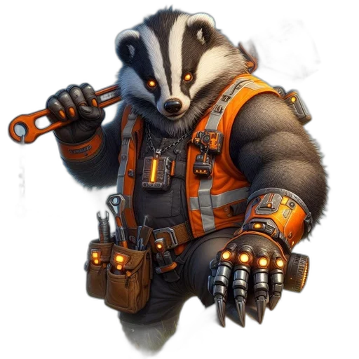 animal, weapon, staff, creature transparent PNG cut-out