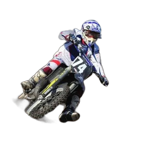 photorealistic, 3d render, motocross, rider transparent PNG cut-out