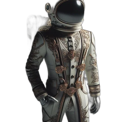 jacket, robot, mask, staff transparent PNG cut-out