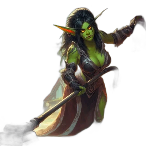 staff, fantasy art, concept art, pixel art transparent PNG cut-out