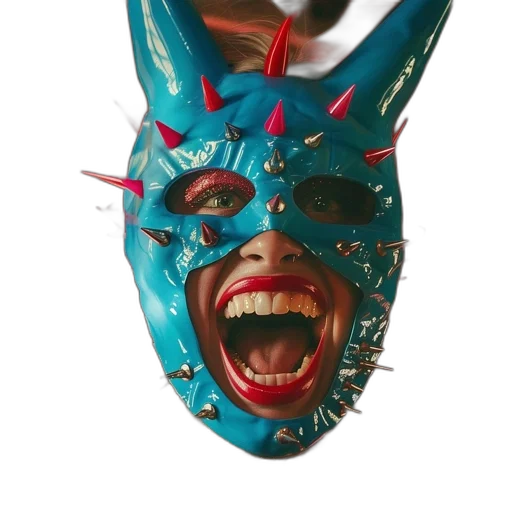 mask, face, creature, hat transparent PNG cut-out