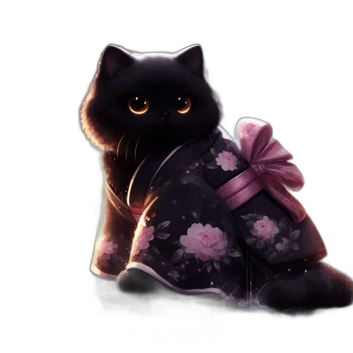 dress, animal, staff, flower transparent PNG cut-out