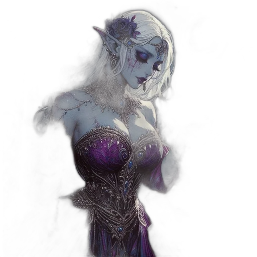 dress, mask, dragon, staff transparent PNG cut-out