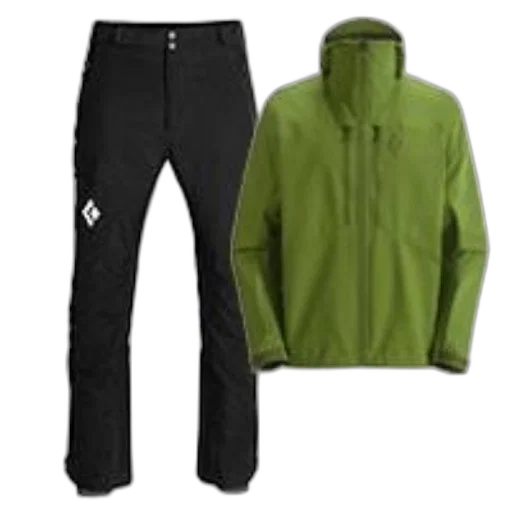 jacket, green, monochrome, neon transparent PNG cut-out