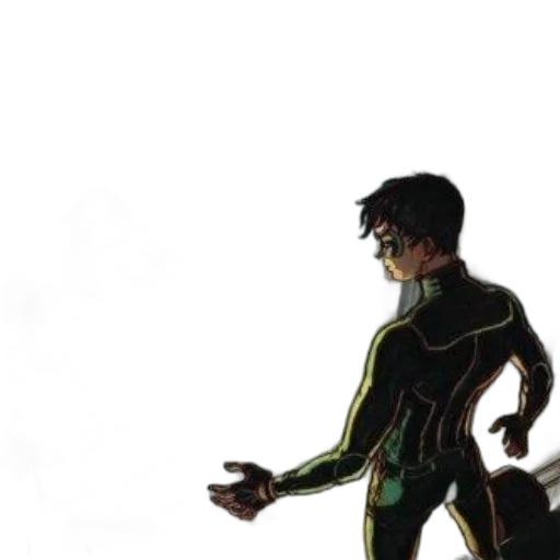 jacket, robot, comic book art, concept art transparent PNG cut-out