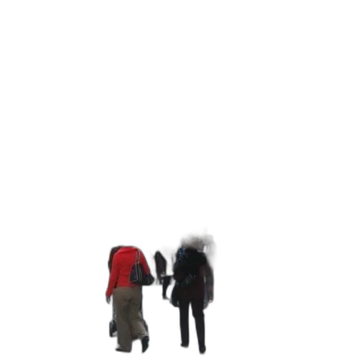 umbrella, jacket, staff, robot transparent PNG cut-out