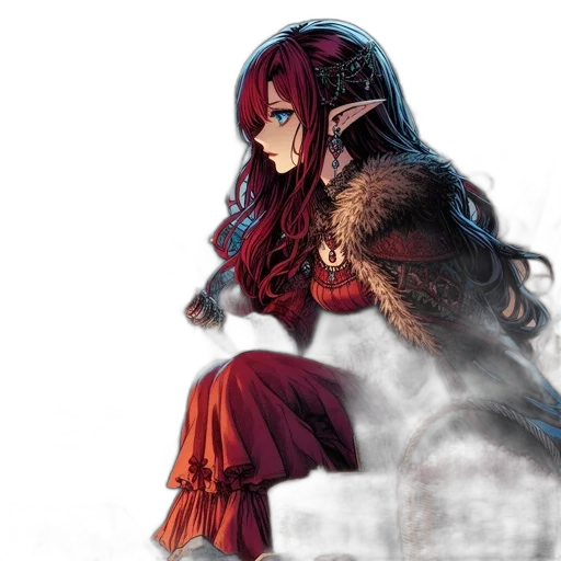 dragon, creature, sword, dress transparent PNG cut-out