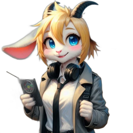 staff, jacket, animal, weapon transparent PNG cut-out