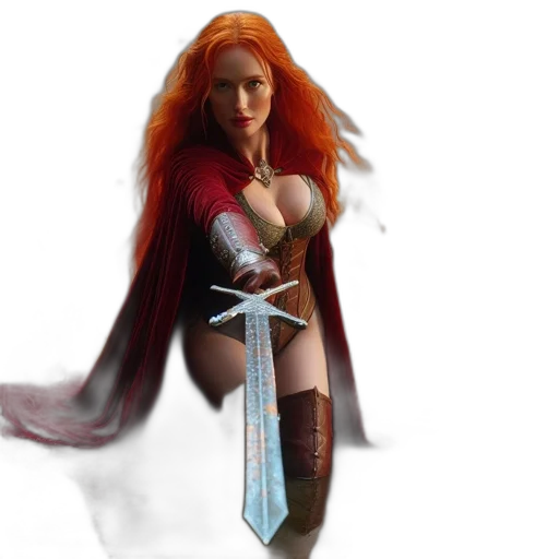 sword, weapon, jewelry, fantasy art transparent PNG cut-out
