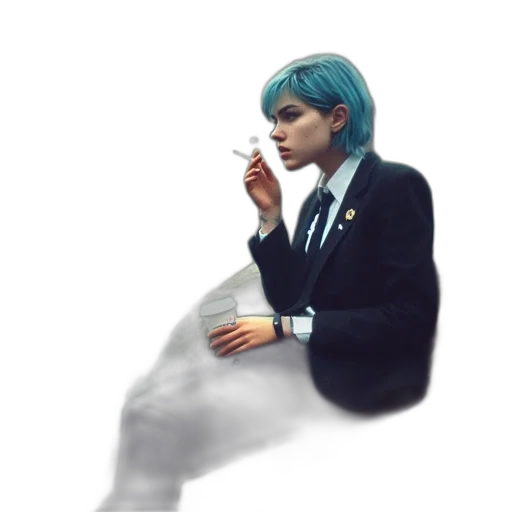 jacket, staff, face, umbrella transparent PNG cut-out