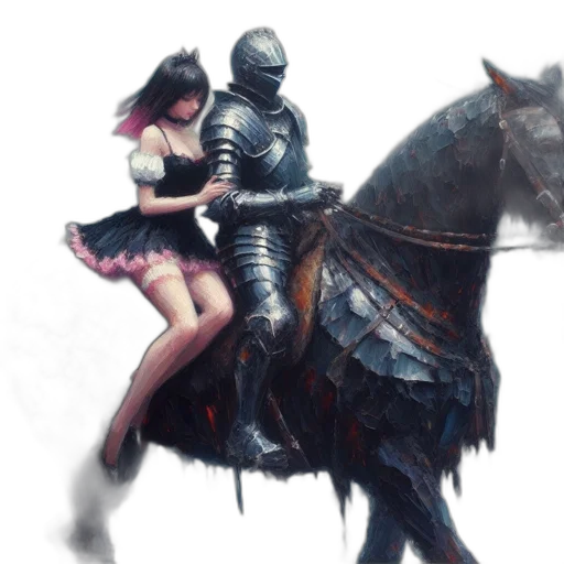sword, weapon, dress, robot transparent PNG cut-out