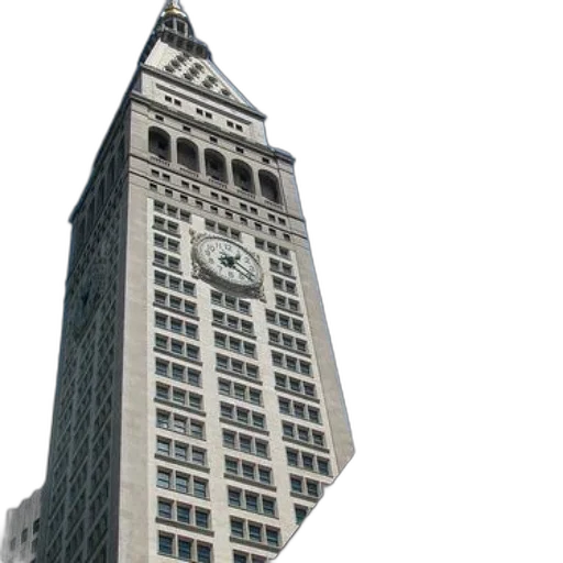 building, 3d render, photorealistic, tall transparent PNG cut-out