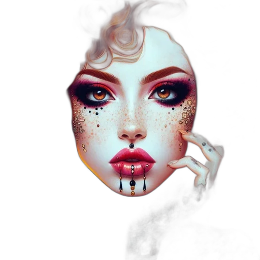 mask, face, jewelry, crown transparent PNG cut-out