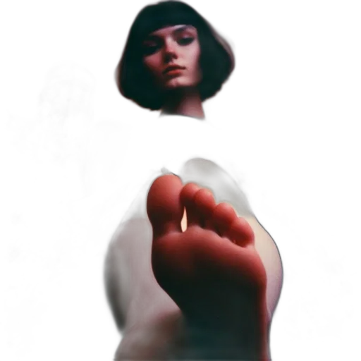 face, hat, jewelry, shoes transparent PNG cut-out
