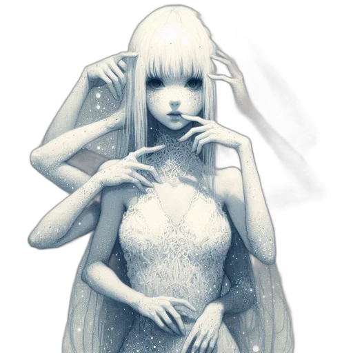 dress, mask, creature, jewelry transparent PNG cut-out