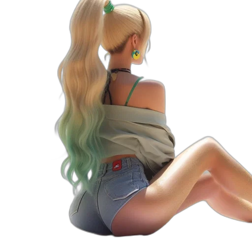 fantasy art, concept art, photorealistic, anime transparent PNG cut-out