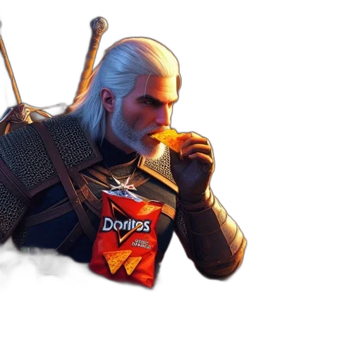 dragon, weapon, jacket, sword transparent PNG cut-out