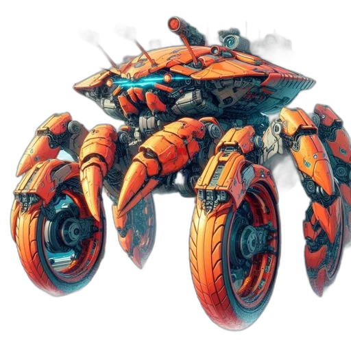 robot, weapon, dragon, concept art transparent PNG cut-out