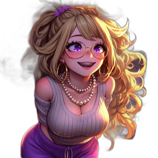 dress, jewelry, crown, staff transparent PNG cut-out