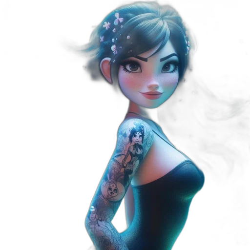 dress, robot, jewelry, face transparent PNG cut-out