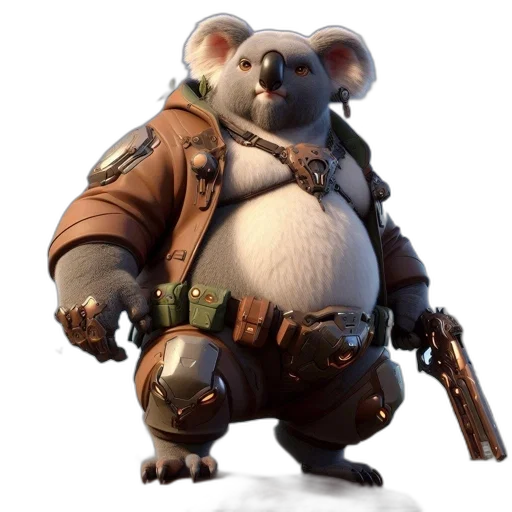 animal, weapon, jacket, concept art transparent PNG cut-out